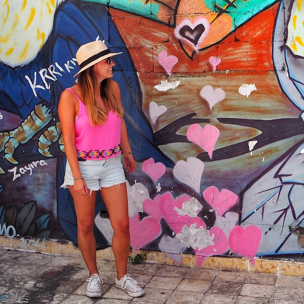 Cool beaded pink top